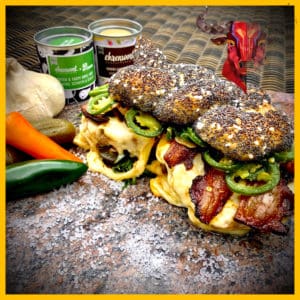 Luxus Burger mit Minutensteaks von Fleischesslust